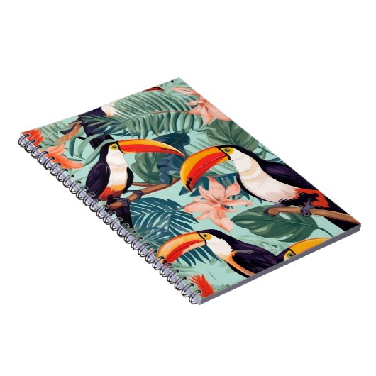Tropical Parrot Journal Notizblock (Rechte Seite)