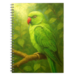 tropical Parrot Notebook - Green Bird Journal Notizblock