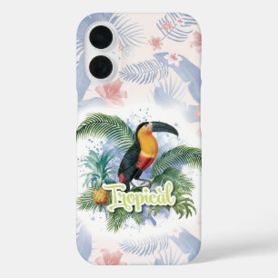 Tropical Parrot Theme iPhone 16 Hülle