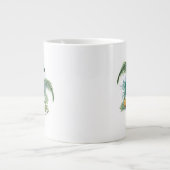 Tropical Parrot Theme Jumbo-Tasse (Vorderseite)