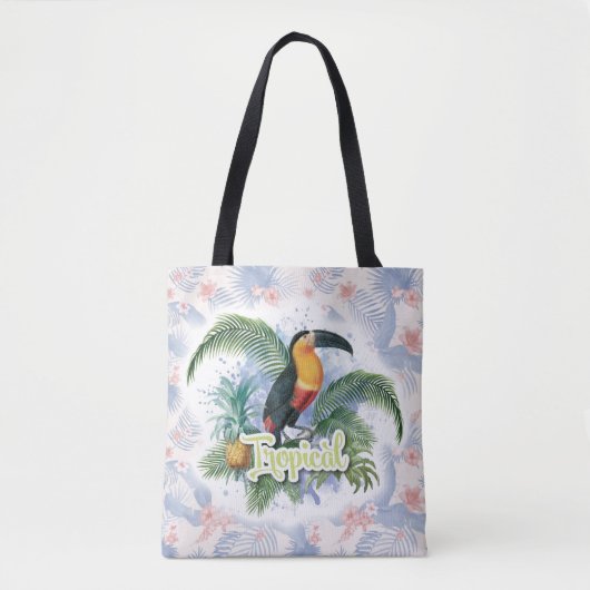 Tropical Parrot Theme Tasche (Vorderseite)
