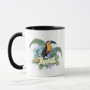 Tropical Parrot Theme Tasse