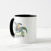 Tropical Parrot Theme Tasse (Vorderseite Links)