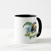 Tropical Parrot Theme Tasse (VorderseiteRechts)