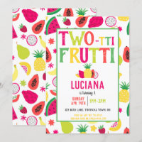 Tropical Parrot Tutti Frutti Frutti Geburtstagspar