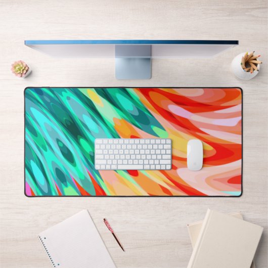 Tropical Parrot Wing Schreibtischunterlage (Büro 1)