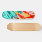 Tropical Parrot Wing Skateboard (Horizontal)