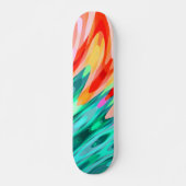 Tropical Parrot Wing Skateboard (Vorne)