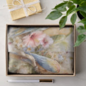 Tropical Parrots Waterfall Decoupage Seidenpapier (Geschenk)