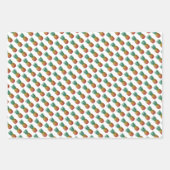 Tropical party with retro pineapple geschenkpapier set (Vorderseite 3)