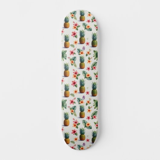 Tropical Pattern Skateboard (Vorderseite)