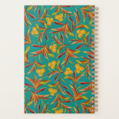 Tropical Pattern with Red and Yellow Leaves Planer (Rückseite)