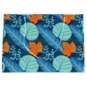 Tropical Patterns Pflanze Art Pflanze Kunst, Dicht Große Geschenktüte (Vorderseite)