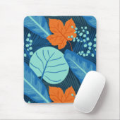 Tropical Patterns Pflanze Art Pflanze Kunst, Dicht Mousepad (Mit Mouse)