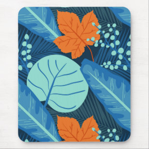 Tropical Patterns Pflanze Art Pflanze Kunst, Dicht Mousepad