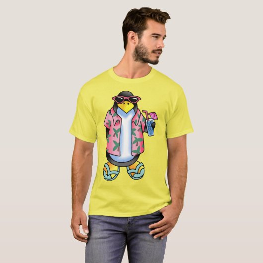 Tropical Penguin T-Shirt (Vorne ganz)