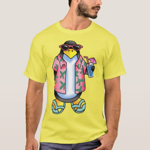 Tropical Penguin T-Shirt