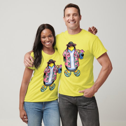 Tropical Penguin T-Shirt (Unisex)