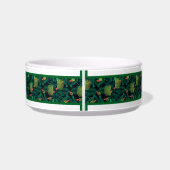 Tropical personalized Pet Bowl Napf (Rückseite)