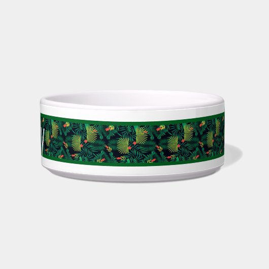 Tropical personalized Pet Bowl Napf (Rechts)
