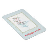 Tropical Philippine Christmas Vinta Magnet (Rechte Seite)