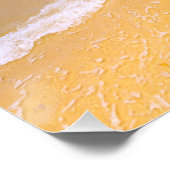 Tropical Philippines Sandy Beach Island Poster (Ecke)