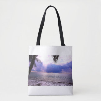 Tropical Photo Print Tote Bag Tasche