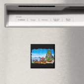 Tropical Phuket Thailand Beach View Magnet (In Situ (Geschirrspüler))