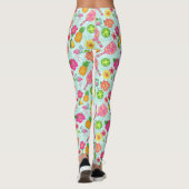 Tropical Pickleball Lilly Vibes Leggings (Rückseite)