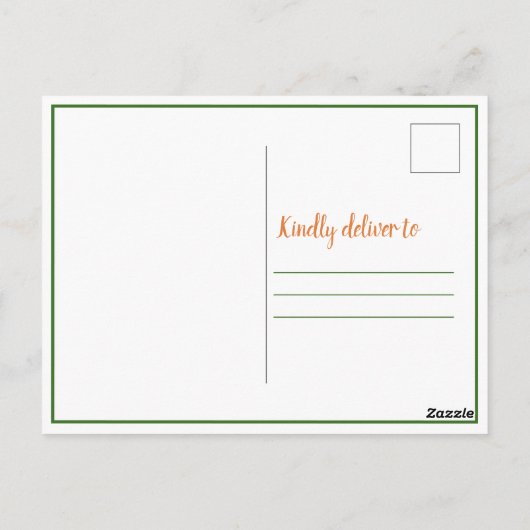 Tropical Pineaple Baby Dusche Vielen Dank Postkarte (Rückseite)