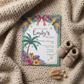 Tropical Pineapple Baby Shower Invitation Einladung