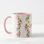 Tropical Pineapple Sunglasses Flowers Tasse (Links)