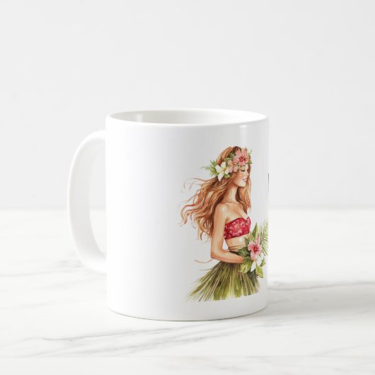 Tropical Pineapple Sunglasses Sunshine Kaffeetasse (Vorderseite Links)