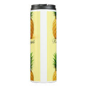 Tropical Pineapple Wash – Pineapple Pattern Thermosbecher (Rückseite)