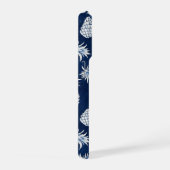 Tropical Pineapple with Name – Watercolor Style iPhone Hülle (Rechte Seite)