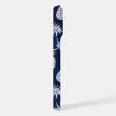 Tropical Pineapple with Name – Watercolor Style iPhone Hülle (Rechte Seite)