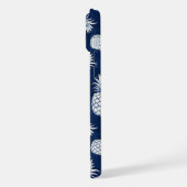 Tropical Pineapple with Name – Watercolor Style iPhone Hülle (Linke Seite)