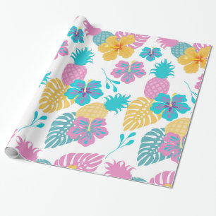 Tropical Pineapples Geschenkpapier