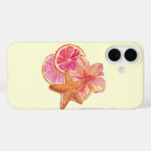 Tropical Pink Citrus Art Case-Mate iPhone Hülle (Rückseite (Horizontal))