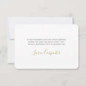 Tropical Pink Danke Karte (Rückseite)