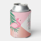 Tropical Pink Flamingo Dosenkühler (Kanne Vorderseite)