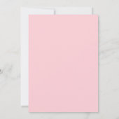 Tropical Pink Flamingo Geburtstagsparty Einladung (Rückseite)