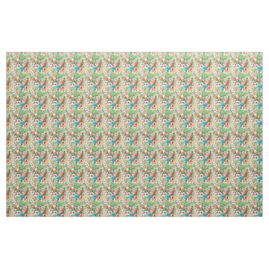 Tropical Pink Flamingo Stoff (Yard (91,4 cm))