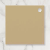 Tropical Pink Protea Vielen Dank für Ihre Unterstü Geschenkanhänger (Rückseite)