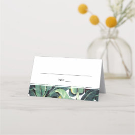 Tropical Plantage Wedding Escort Platzkarte SET