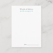 Tropical Pool Party Aloha Babyduschenratkarte Begleitkarte (Rückseite)