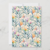 Tropical Pool Party Geburtstag Einladung (Rückseite)