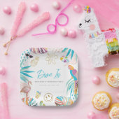 Tropical Pool Party Geburtstag Pappteller (Party)