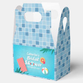 Tropical Pool Party Summer Brautparty Geschenkschachtel (Geöffnet)