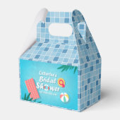 Tropical Pool Party Summer Brautparty Geschenkschachtel (Vorderseite)